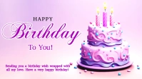 Birthday Presentation (16:9) template