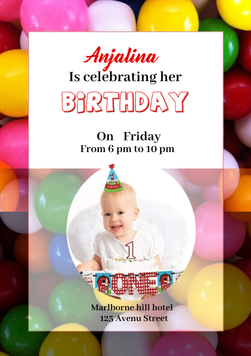 BIRTHDAY Template PosterMyWall