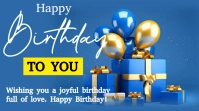 Birthday Presentation (16:9) template