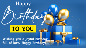 Birthday Presentation (16:9) template