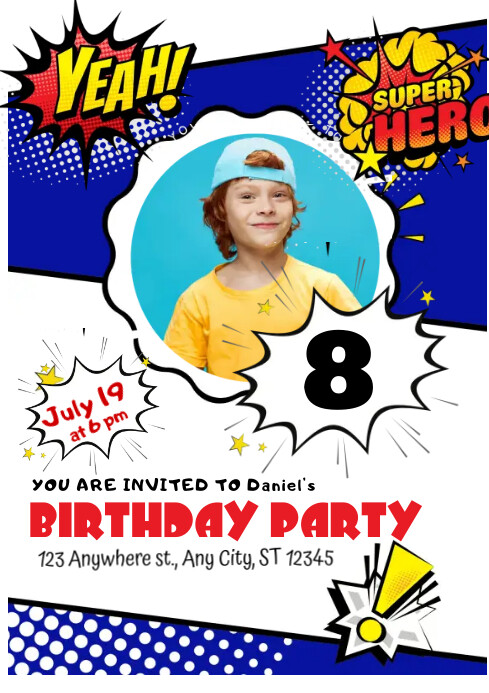 BIRTHDAY Template PosterMyWall