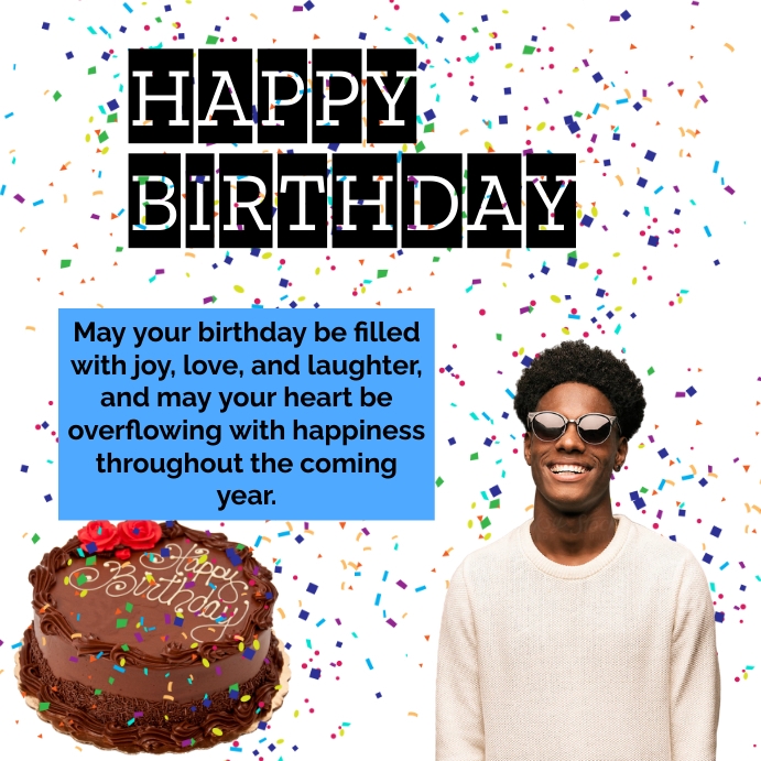 Birthday Instagram Post template