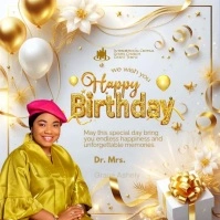 birthday Publicación de Instagram template