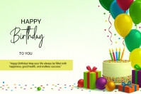 Birthday Label template