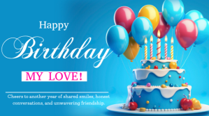 Birthday Ecrã digital (16:9) template
