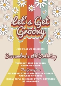 Birthday A4 template