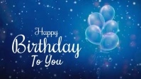 birthday Digital Display (16:9) template