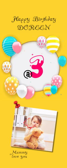 Birthday Template Postermywall