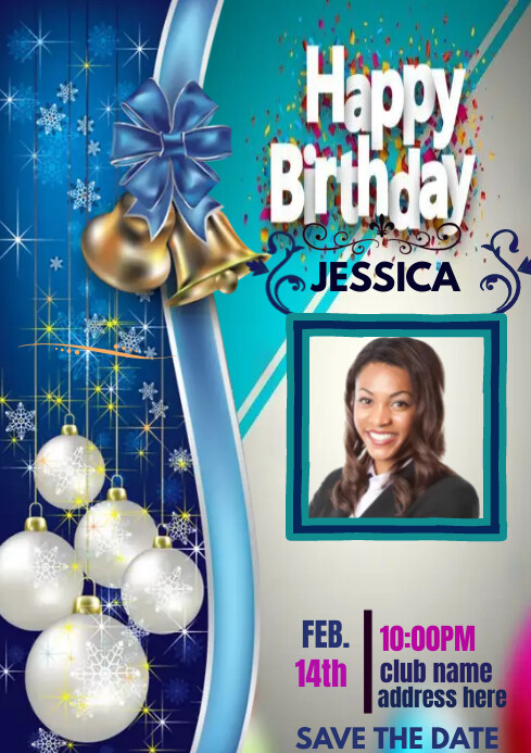 BIRTHDAY Template PosterMyWall