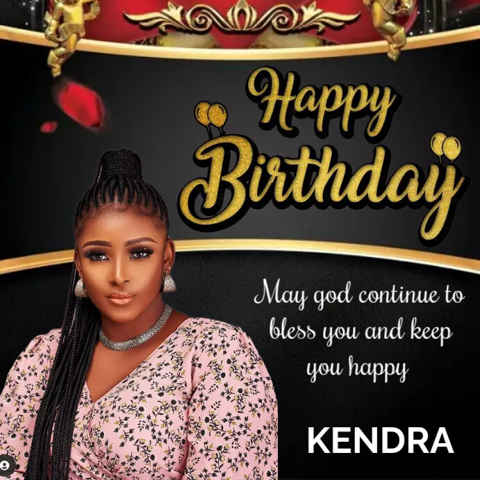 Birthday Persegi (1:1) template