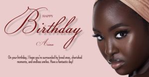 Birthday Facebook begivenhed cover template