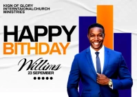 birthday Postcard template