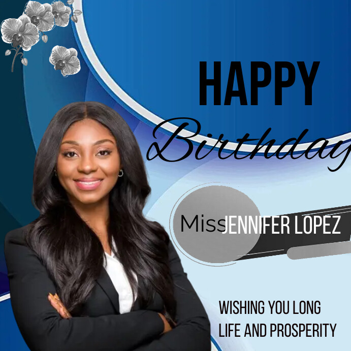 BIRTHDAY Template PosterMyWall