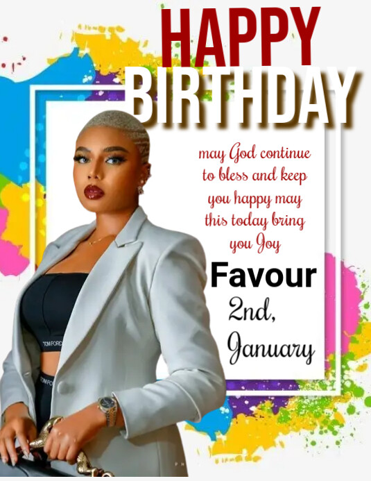 Birthday Pamflet (VSA Brief) template