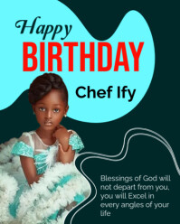 Birthday Instagram Portrait template