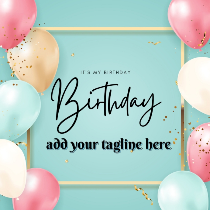 Birthday Template | PosterMyWall