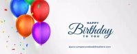 birthday Twitch Profile Banner template