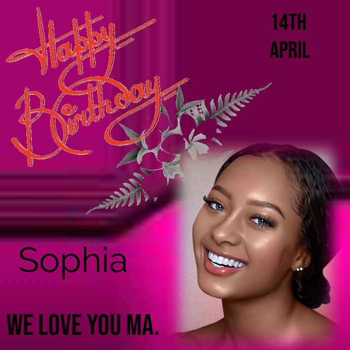 BIRTHDAY Template PosterMyWall