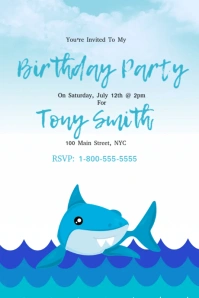 Whale Birthday Tumblr-Grafik template