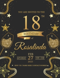 Birthday Flyer (US Letter) template