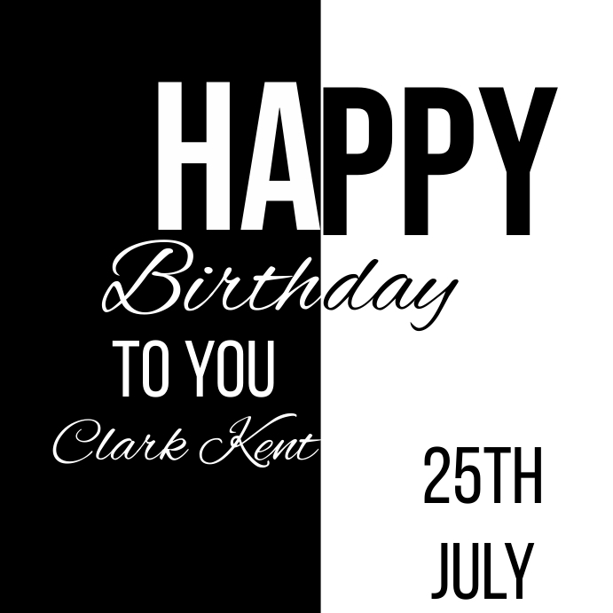 Birthday Template PosterMyWall