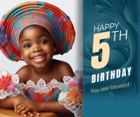 Birthday Large Rectangle template