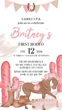 Cowgirl Instagram Story template