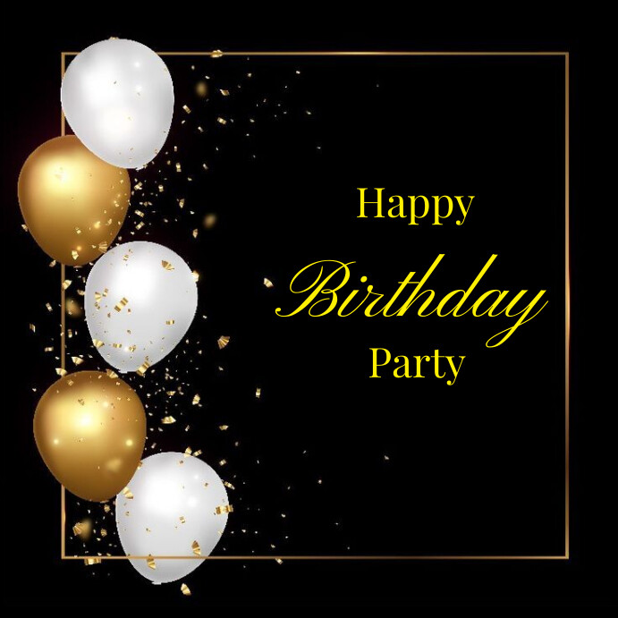 Birthday Wpis na Instagrama template