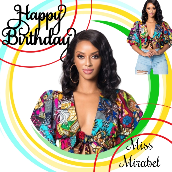 Birthday Post Instagram template