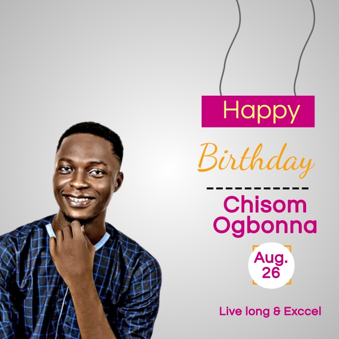 birthday Template PosterMyWall