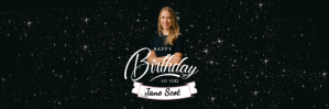 birthday Заголовок Twitter template