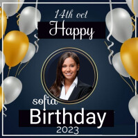 Birthday Instagram post Template | PosterMyWall