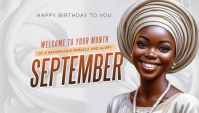 Birthday Blog Header template