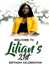 birthday A3 template