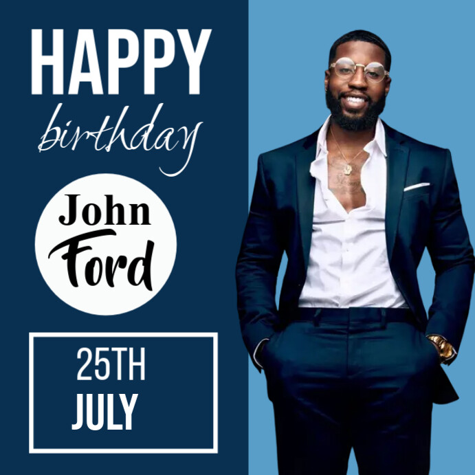 Birthday Quadrat (1:1) template