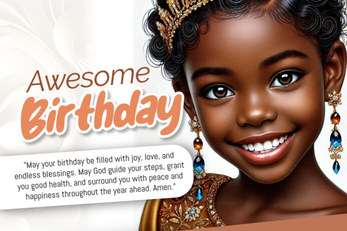 Birthday Poster template
