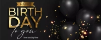 birthday Twitch Profile Banner template