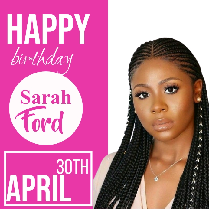 Birthday Template PosterMyWall