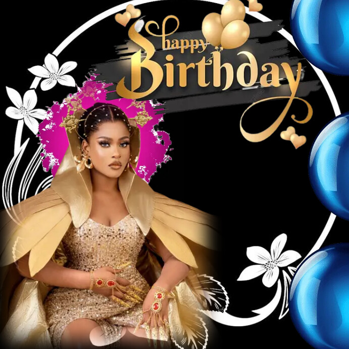 Birthday Quadrat (1:1) template
