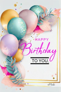 birthday Tumblr Graphic template