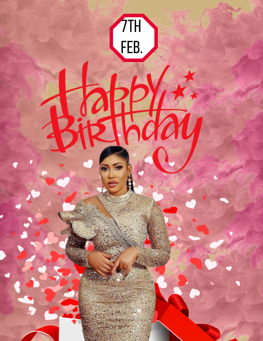 Birthday Flyer (US Letter) template