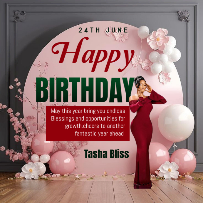 Birthday Celebration Square Template | PosterMyWall