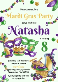 Birthday A4 template