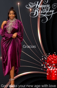 Birthday Tabloid template