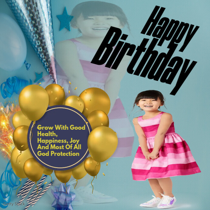 BIRTHDAY Template PosterMyWall