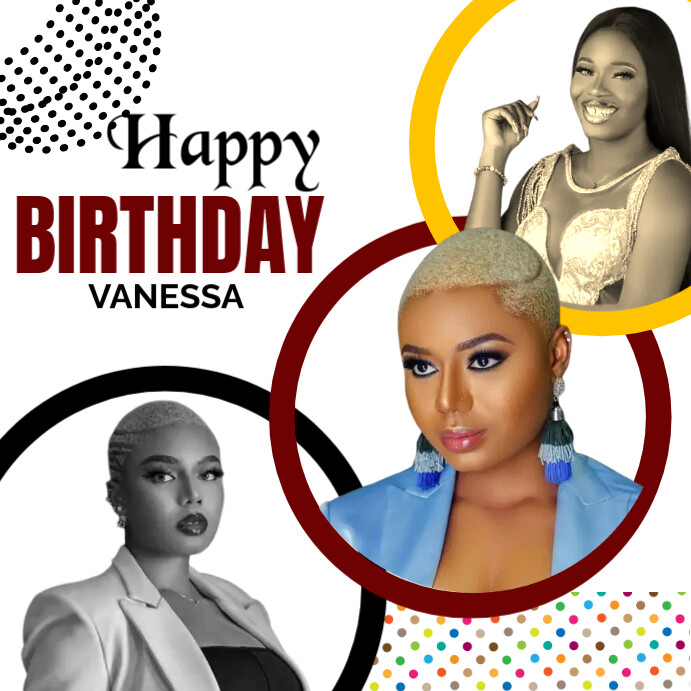 Birthday Isikwele (1:1) template