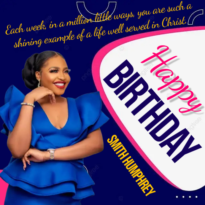 Birthday Celebration Square Template | PosterMyWall