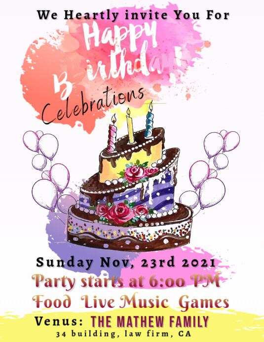 Modele Anniversaire Postermywall Modele Anniversaire Postermywall