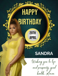 Birthday Flyer (US Letter) template