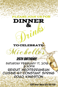 customizable design templates for birthday party postermywall birthday reminder flyers